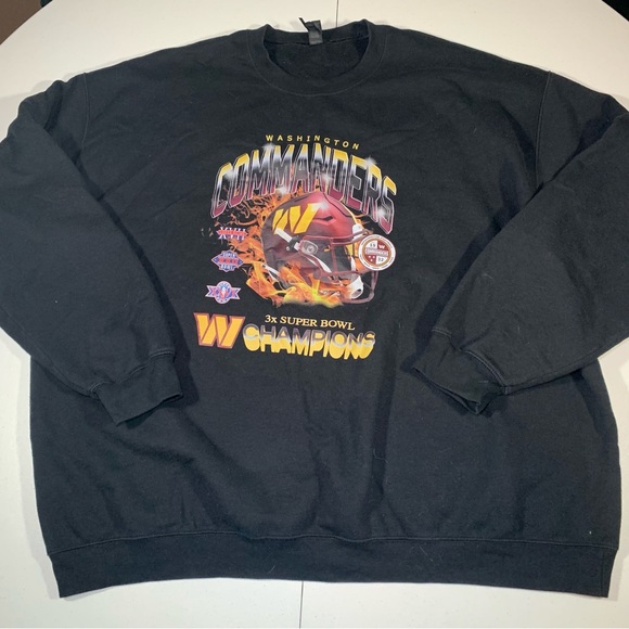 Gildan Other - Gildan Washington Commanders Mens 4XL Sweatshirt 3x Super Bowl Champions Graphic